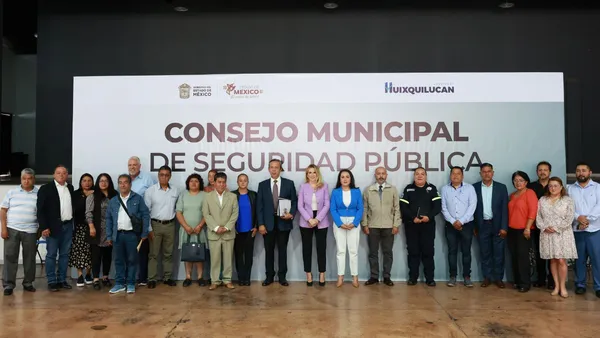 Huixquilucan: Se suman autoridades auxiliares al consejo municipal de seguridad pública