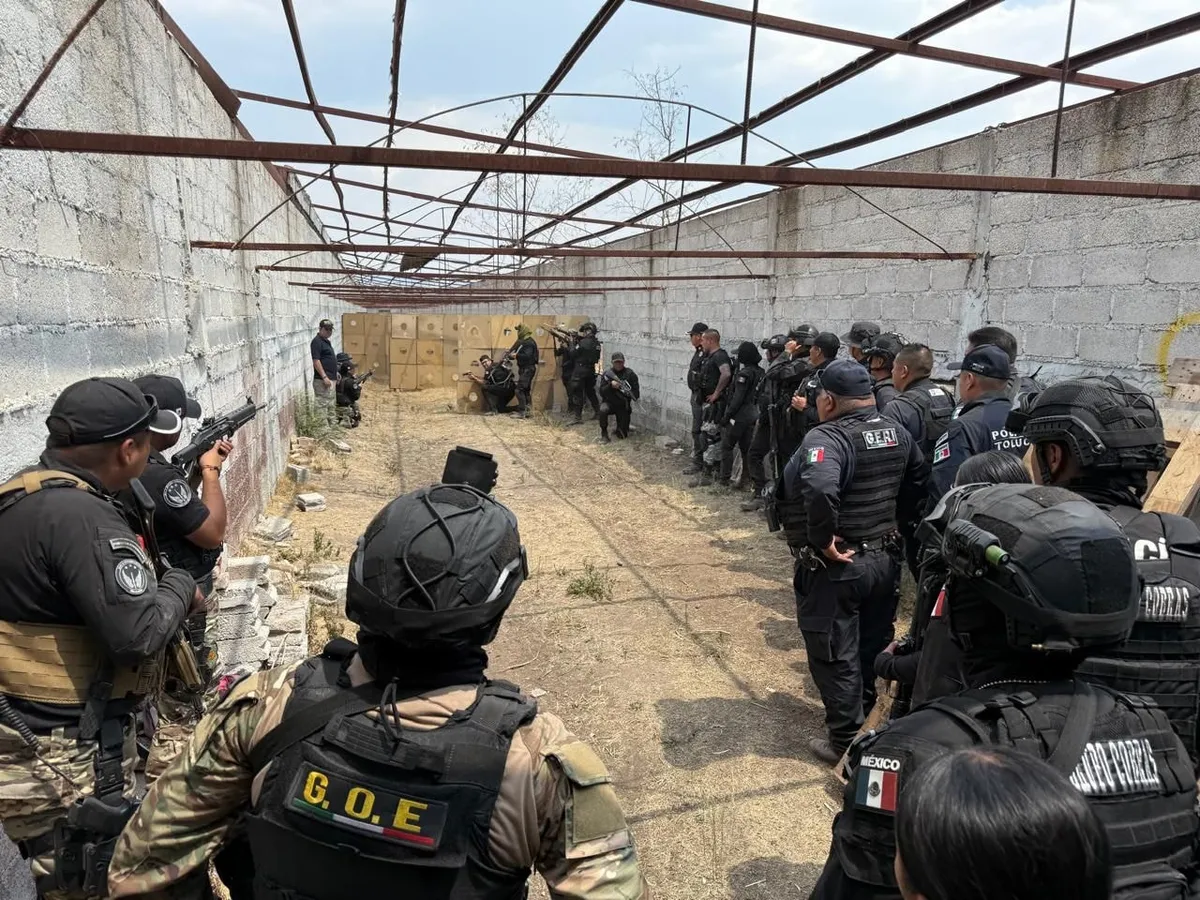 Policías de Toluca se capacitan en Curso de Operaciones Especiales con experto internacional