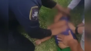 Policía rescata y reanima a niño de tres años tras caer a un lago en Teotihuacán