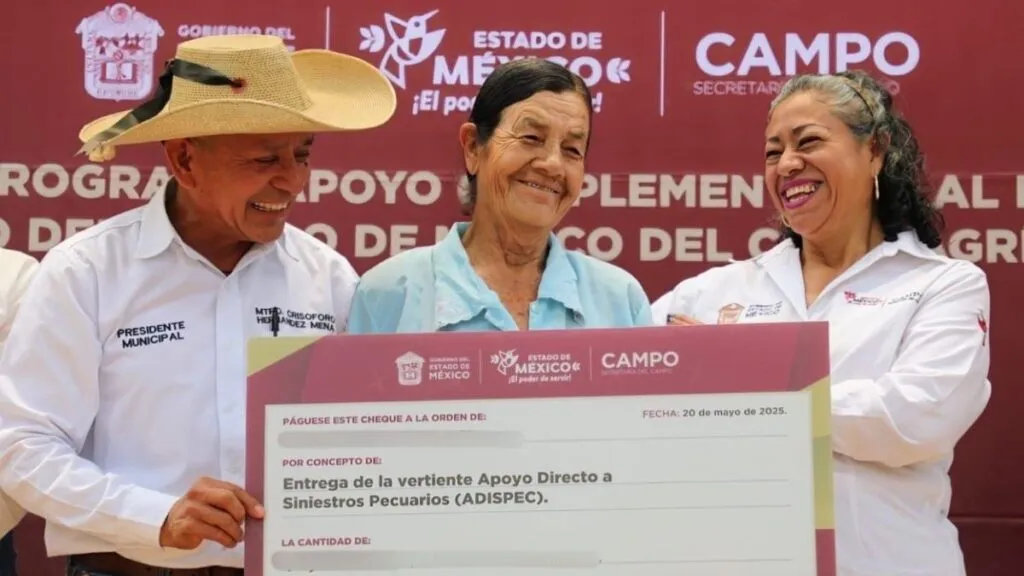 GEM entrega apoyo a ganaderos de la Zona Sur del Edomex