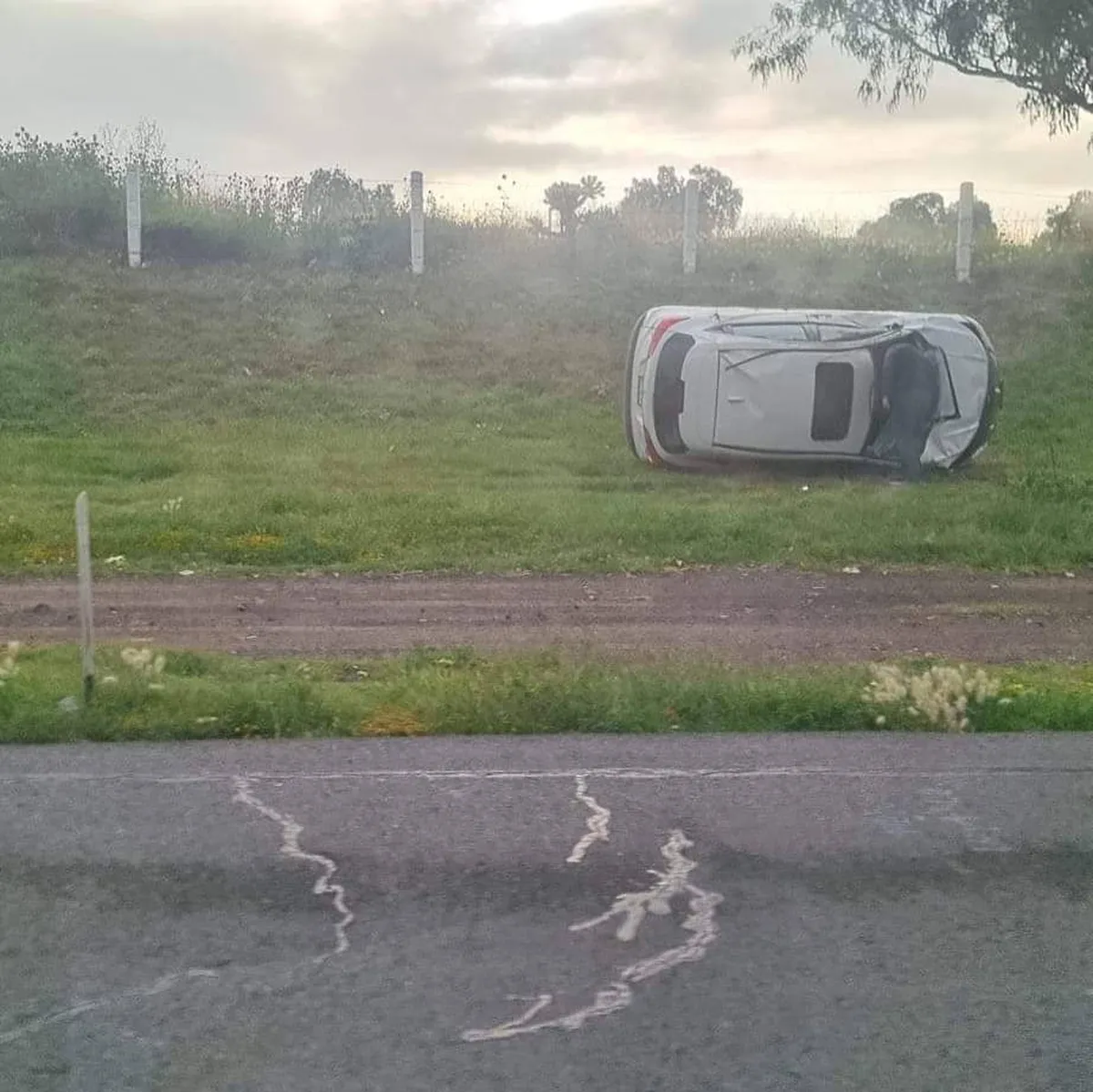 Reportan volcadura en la México-Pachuca