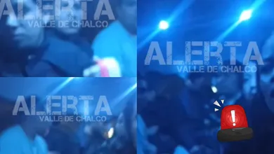 Combi evade asalto en Valle de Chalco mientras delincuentes la persiguen en camioneta.