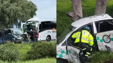 Usuarios reportan accidentes en la Toluca-Atlacomulco