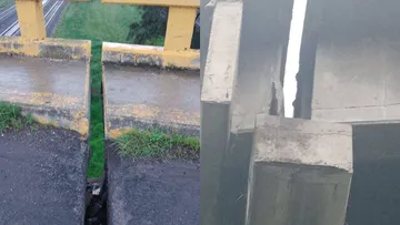 Cierran el puente “El Polvorín” en Teoloyucan
