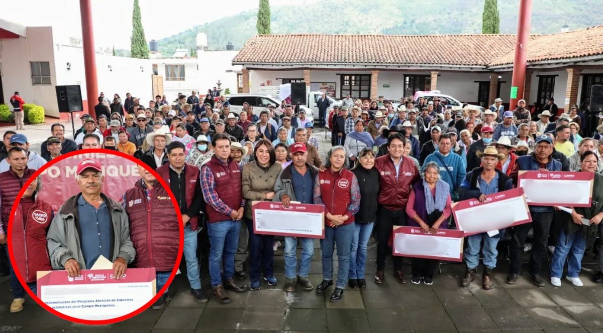 Temascalcingo: entregan apoyo económico a productores afectados por inundaciones