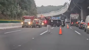 Accidente en la México-Toluca provoca reducción de carriles hoy 24 de septiembre