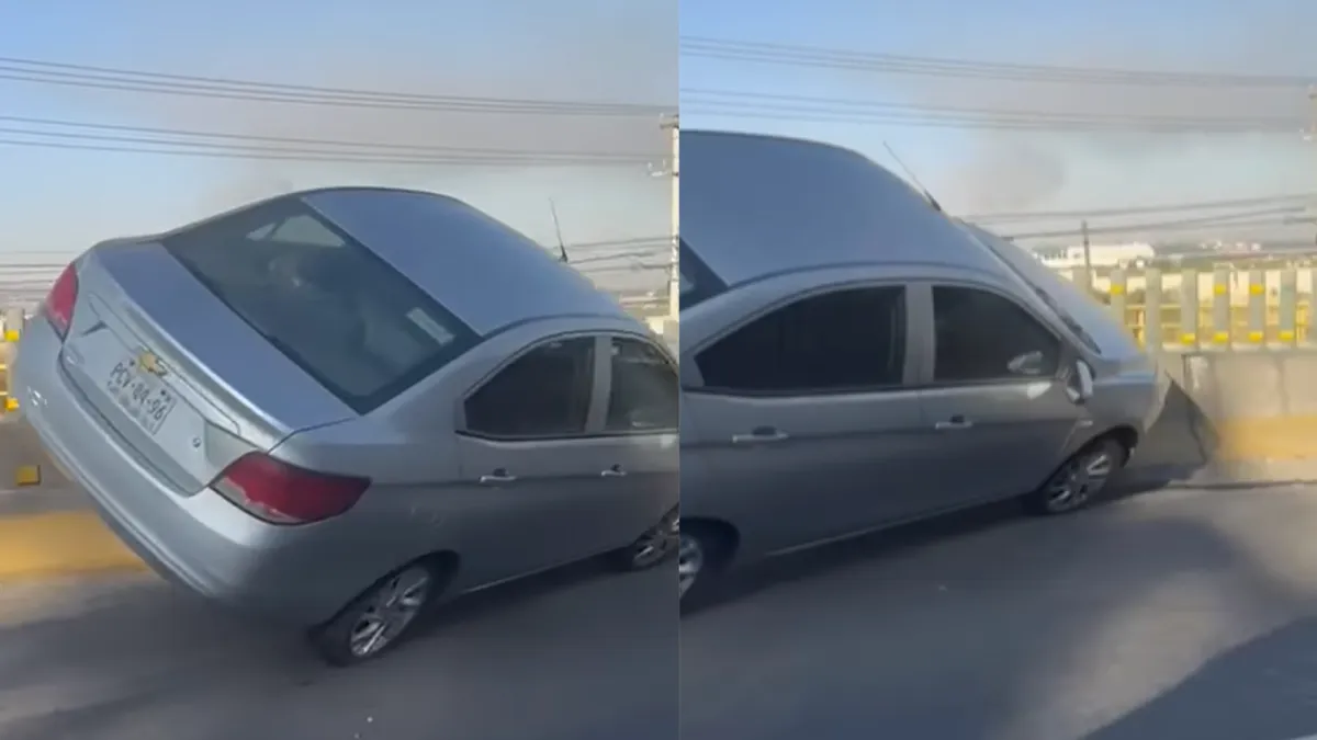 [VIDEO] Accidente en Puente Tecnológico  provoca cierre parcial