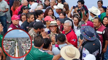 Azucena Cisneros inaugura la vialidad de la Quinta Zona con una inversión de 13 mdp