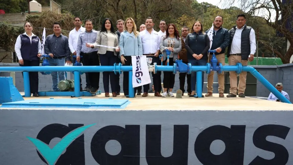 Huixquilucan inaugura pozo “El Plan” para mejorar la distribución de agua en la zona