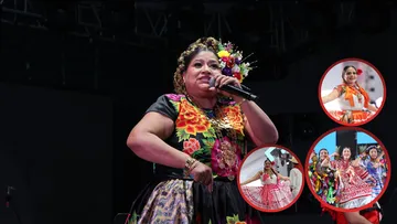 Na Lucy y delegaciones de Oaxaca deleitan en Guelaguetza Chimalhuacán