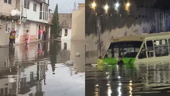 CDMX: Calles y viviendas inundadas por lluvias