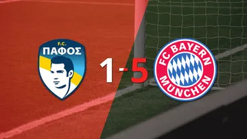 Pafos cayó 1-5 ante Bayern Múnich con dos goles de Harry Kane