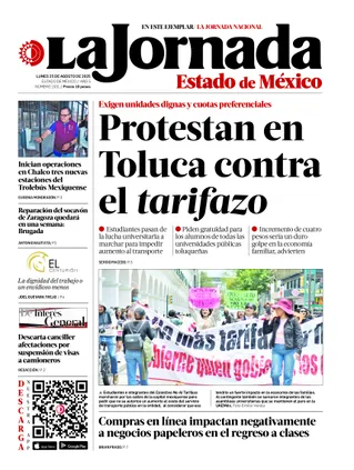 La Jornada Edomex | 25 de agosto de 2025