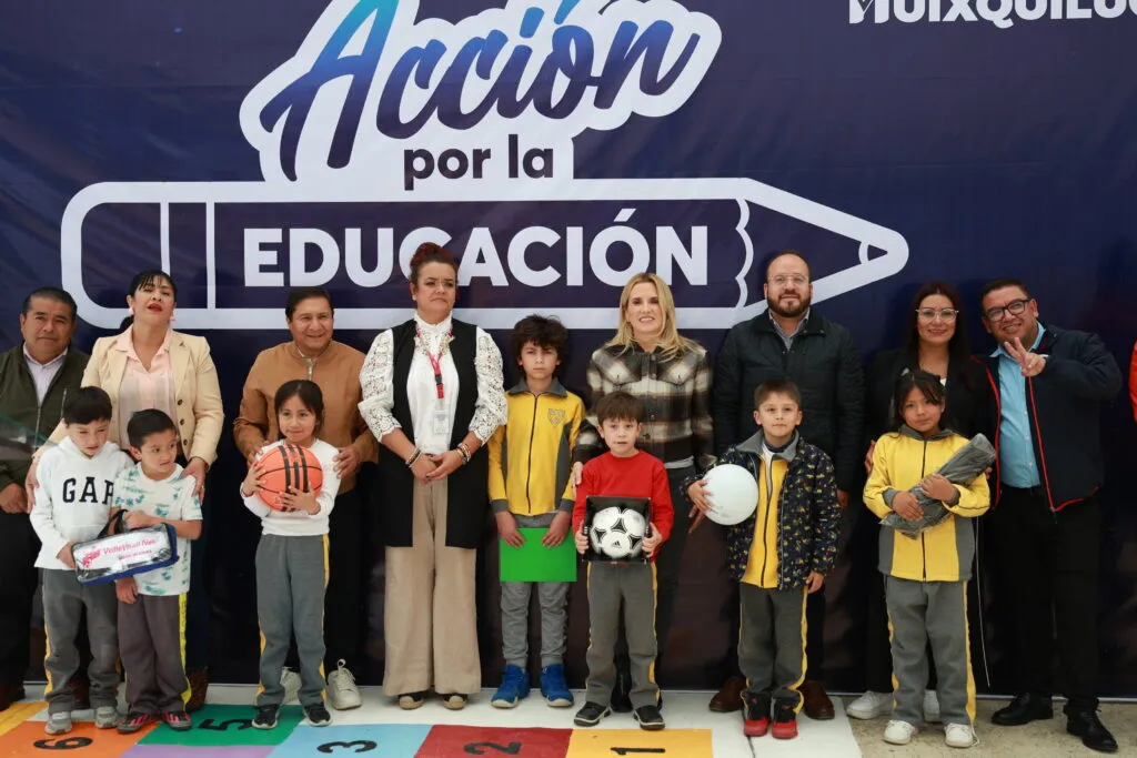 Mantenimiento en escuelas de Huixquilucan avanza con el programa «Acción por la Educación»