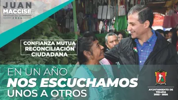 Gobierno de Juan Maccise: Reconciliación y Confianza para una Toluca Próspera