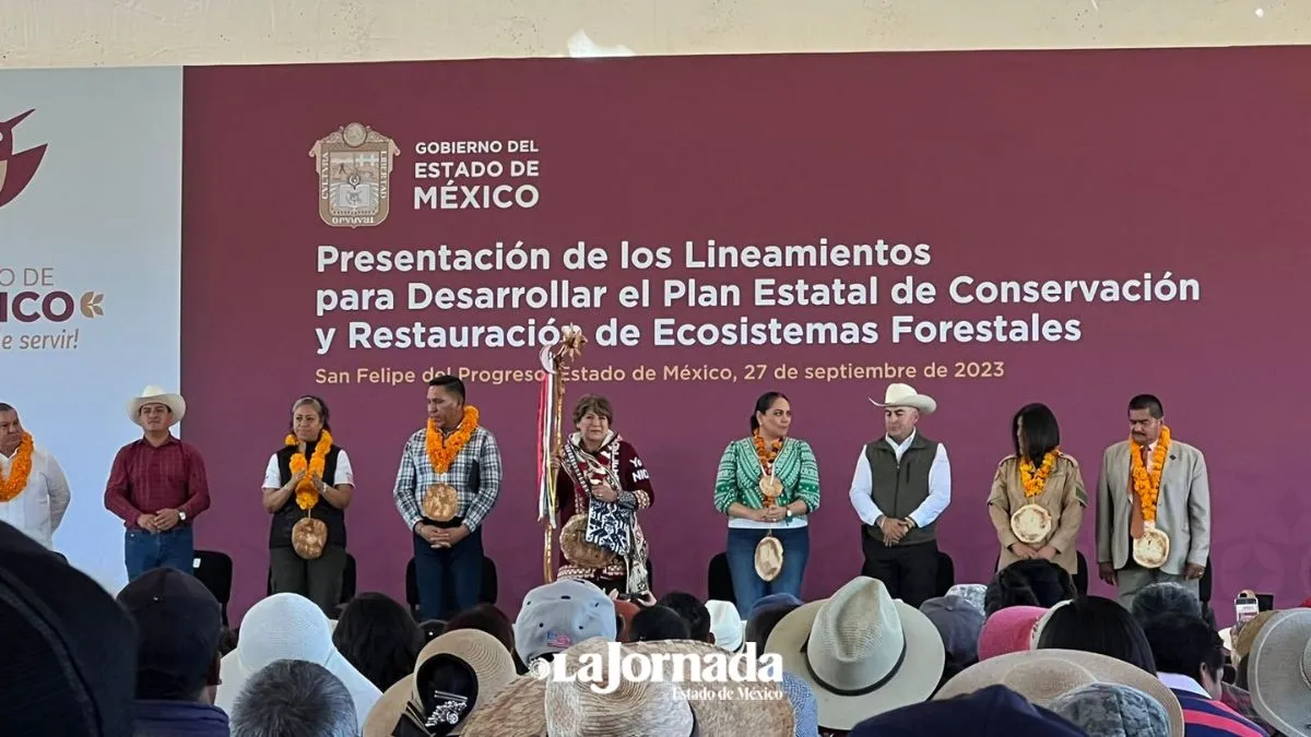 Delfina Gómez va por la plantación de 60 millones de árboles y quiere un futuro verde