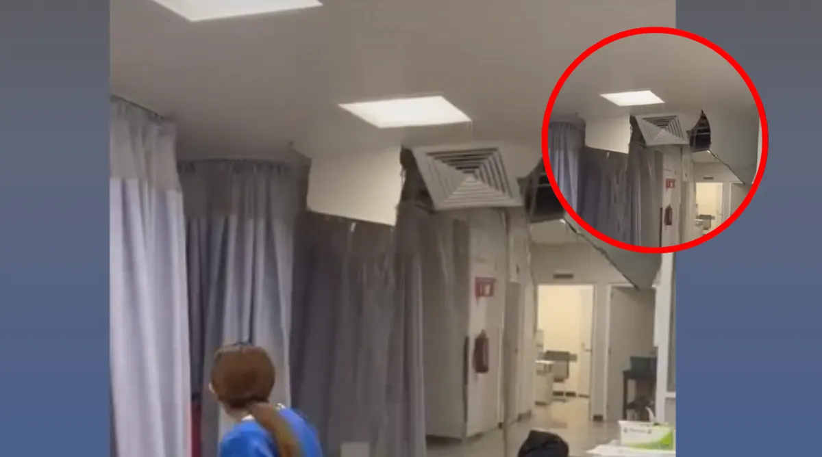 Cae techo en Hospital de Alta Especialidad de Ixtapaluca; reparan de inmediato