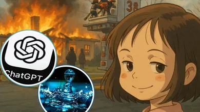 Plagio a Studio Ghibli y uso excesivo de agua, factores polémicos en el uso de la IA