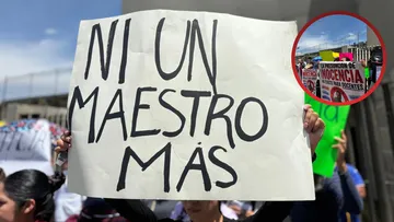 En Edomex bloquean para exigir justicia para maestro Roberto