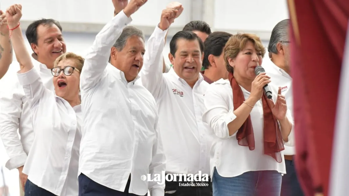 Equipo de campaña de Delfina Gómez reacciona ante propuesta de dividir Nezahualcóyotl
