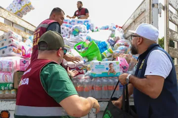 Nezahualcóyotl se suma al envió de víveres en apoyo a familias en Veracruz