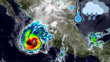 Frente frío 2 y huracán Trudy podrían traer lluvias y bajas temperaturas. Estos son los estados afectados