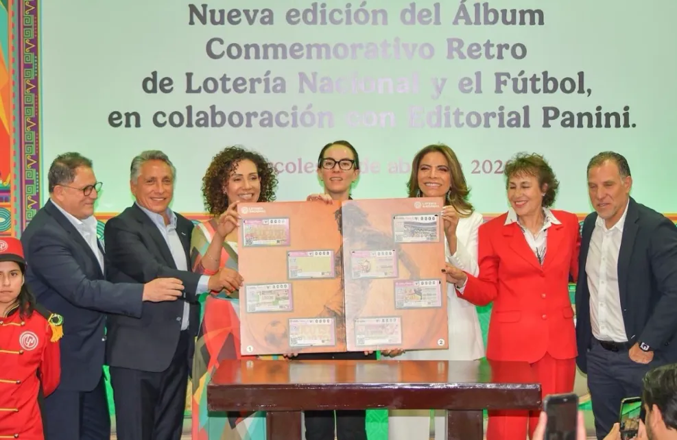 Memoria y pasión: Lotería Nacional y Panini lanzan Álbum Retro gratuito del Fútbol Mexicano