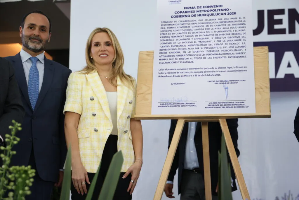 Huixquilucan refuerza su liderazgo económico con alianza estratégica con COPARMEX metropolitano