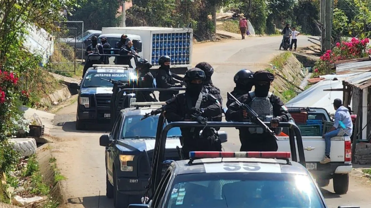 SECRETARÍA DE SEGURIDAD DEL ESTADO DE MÉXICO Y POLICÍA MUNICIPAL IMPLEMENTAN “OPERATIVO SUR” EN COATEPEC HARINAS