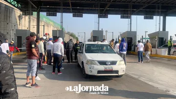 La manifestación comenzó antes de las 07:00 de la mañana generando caos en diferentes puntos de acceso a la Ciudad de México.