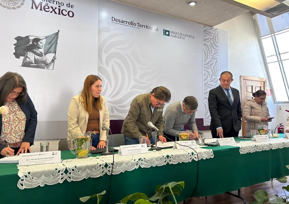 Alianza por los bosques: Edomex y Procuraduría Agraria darán certeza jurídica a núcleos agrarios