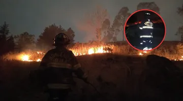 Incendio forestal en el cerro de San Luis Obispo moviliza a cuerpos de emergencia