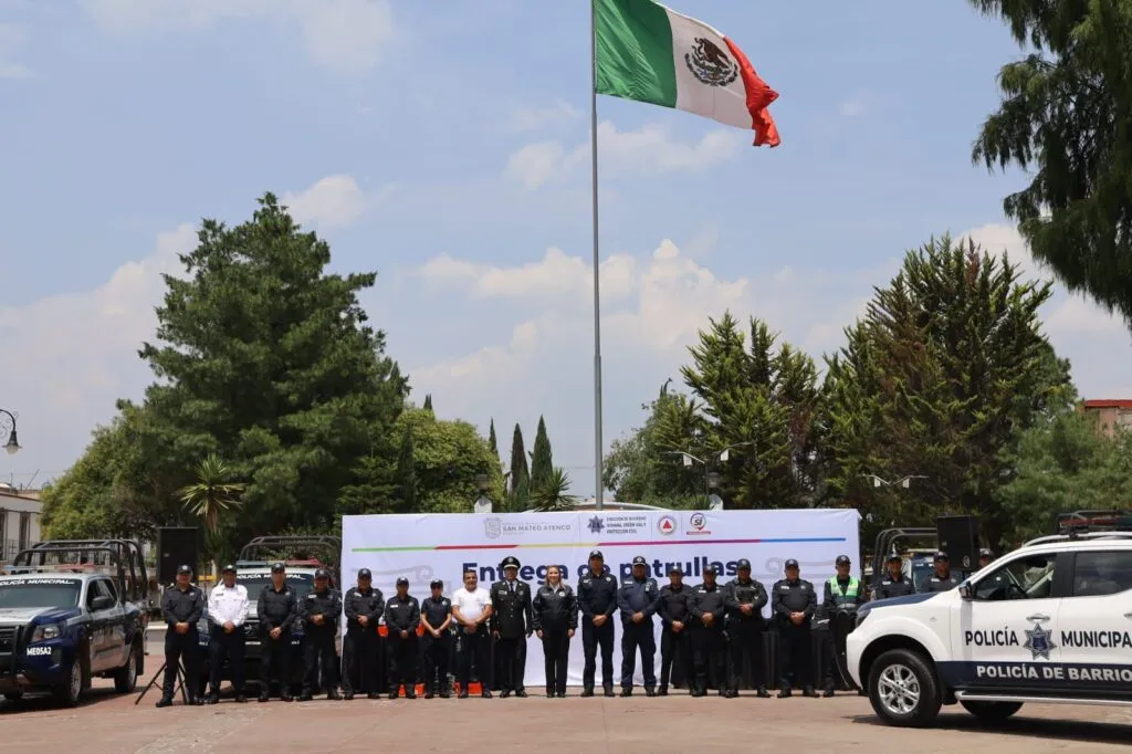 San Mateo Atenco fortalece la seguridad y prevención social con nuevas patrullas