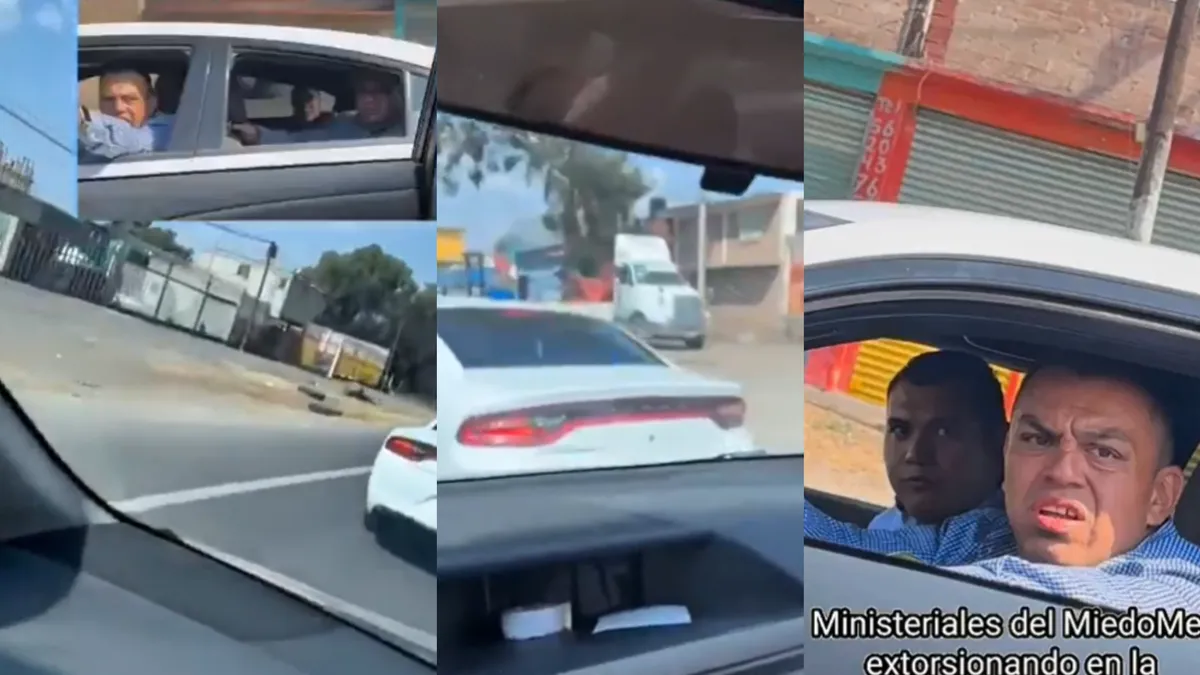 [VIDEOS] Exhiben modus operandi de supuestos agentes extorsionadores en la México-Pachuca