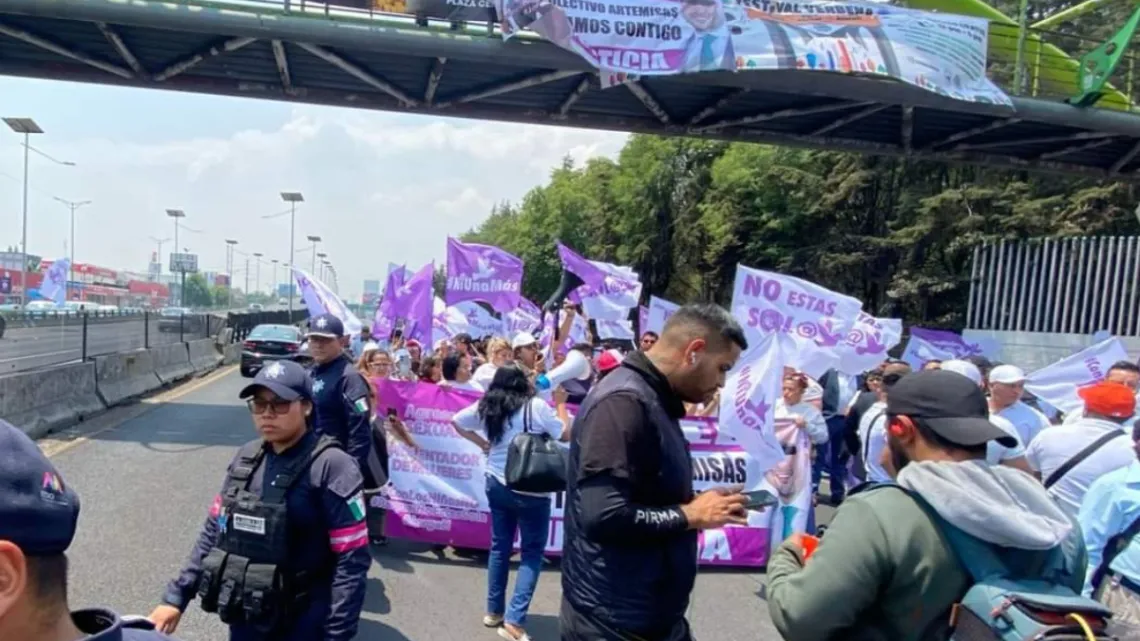 Más de 250 colectivos de mujeres exigen justicia y castigo contra un sujeto que golpeó a su mujer