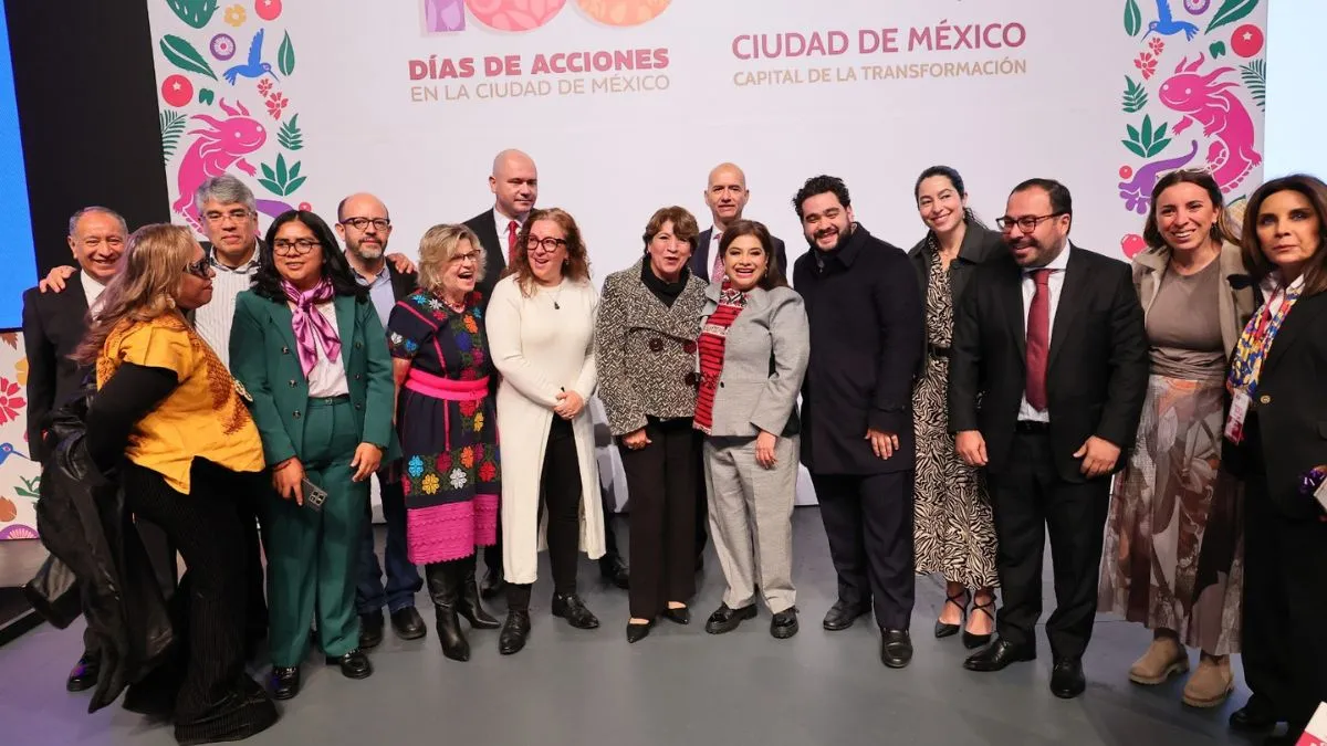 Clara Brugada rinde informe de 100 días de gobierno