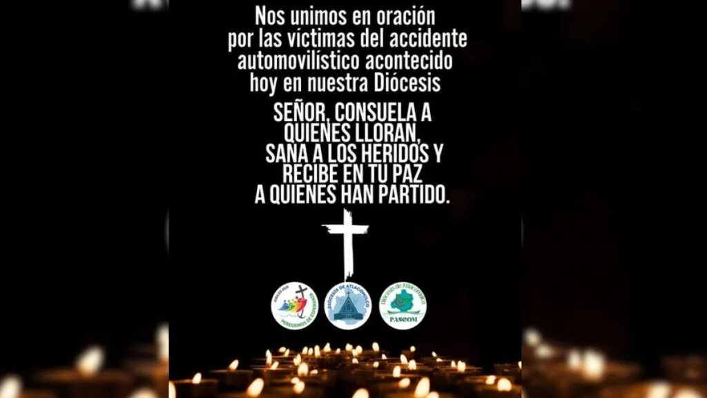 Diócesis de Atlacomulco se solidariza con las víctimas del accidente entre tren y autobús