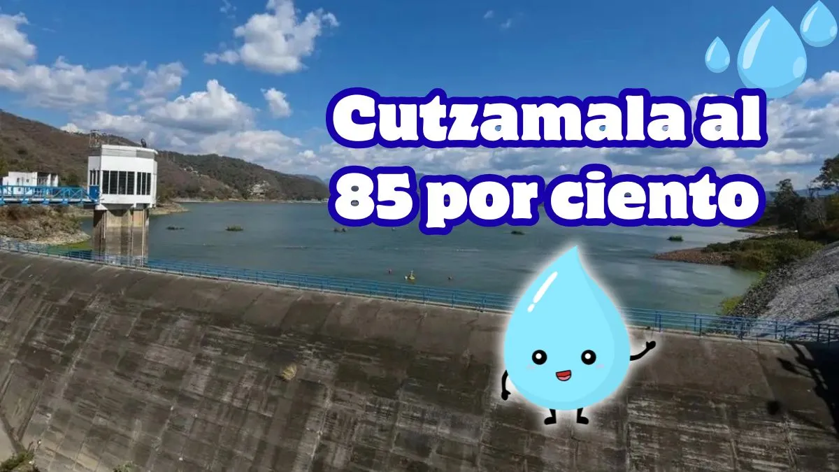 Cutzamala al 85%, el nivel más alto en siete años: Conagua