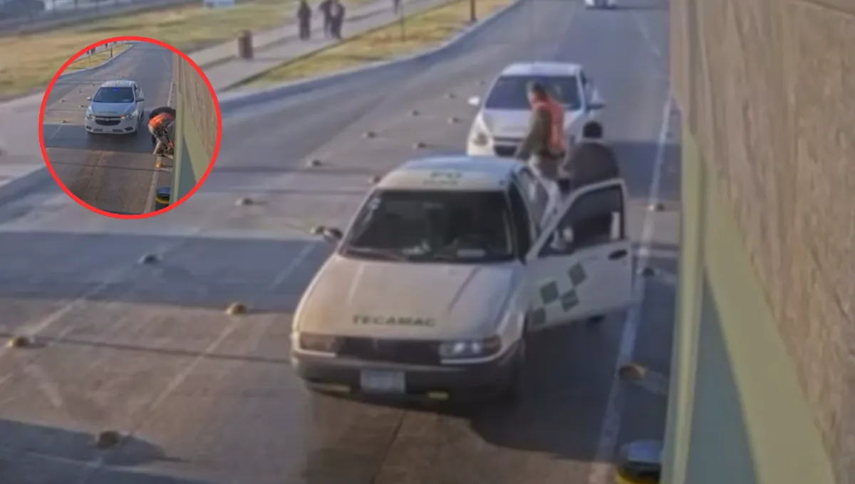 Atropellan a soldado durante revisión vehicular en la Zona Militar de Santa Lucía