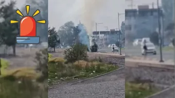 Incendio en La Maquinita, Toluca, alerta a vecinos