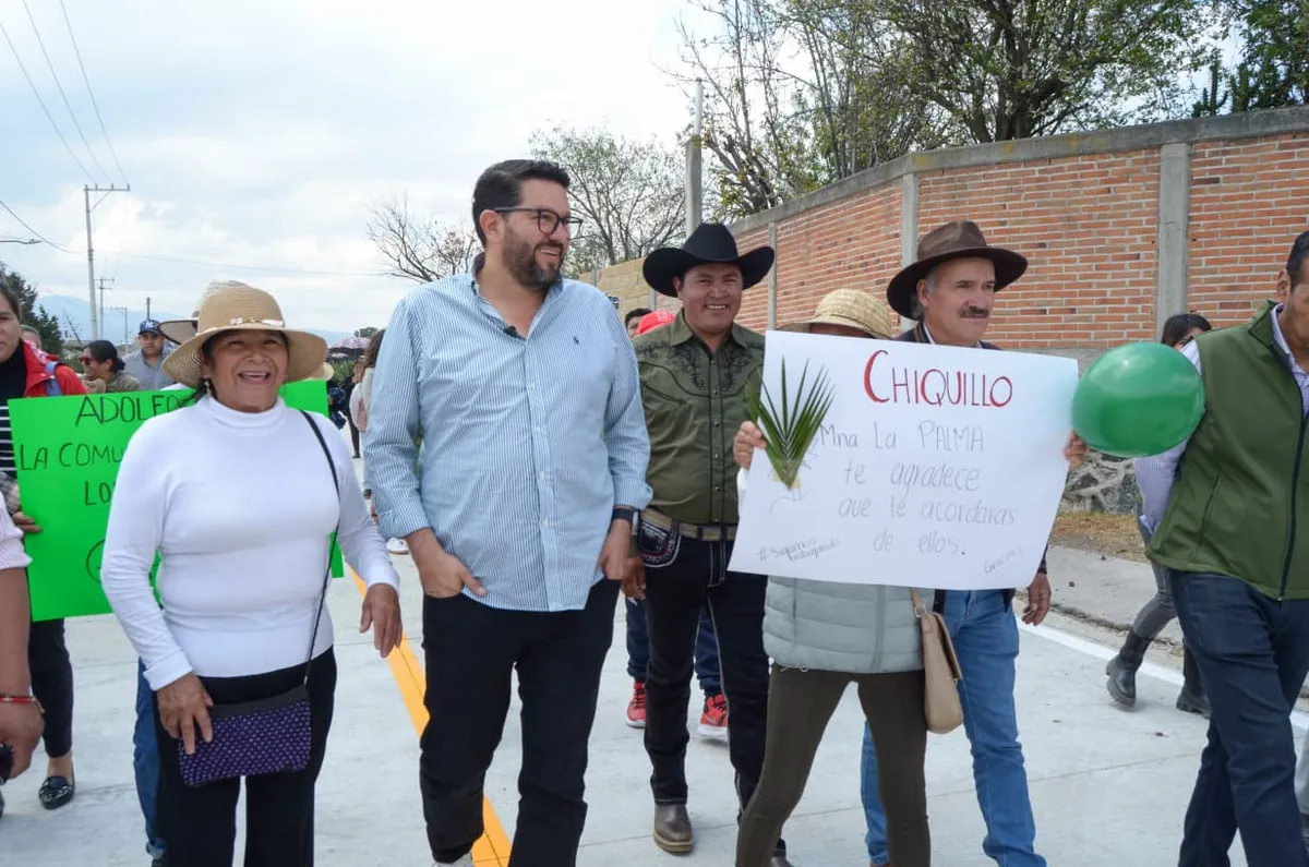 Entrega Adolfo Solis rehabilitación de avenida 5 de Mayo y moderniza acceso al centro de Almoloya de Juárez