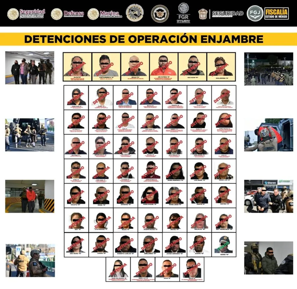 Operación Enjambre: Catean propiedad de expresidente de Almoloya de Alquisiras y detienen a 6