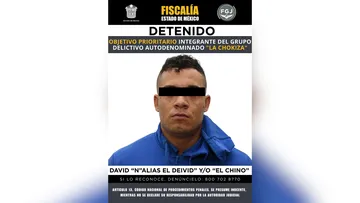 Detienen a presunto líder de “La Chokiza”, grupo ligado a delitos violentos en Edomex