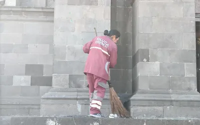 La Jornada de limpieza contempla la fuerza de 50 trabajadoras y trabajadores.