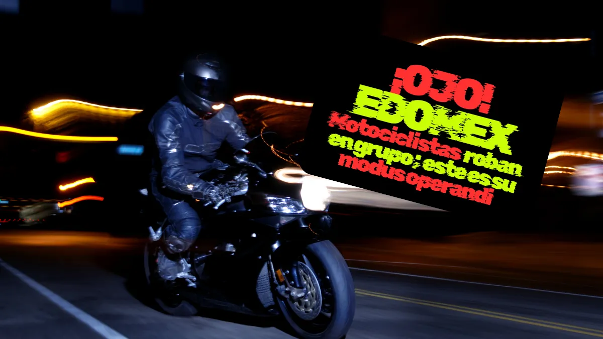 Video exhibe a pandilla de motociclistas que roba con violencia en Chimalhuacán