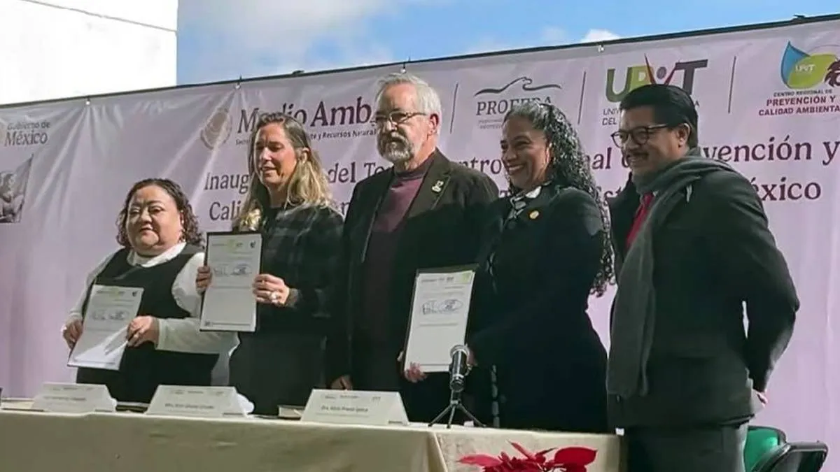 Inauguran Centro ambiental federal, capacitará a industria mexiquense
