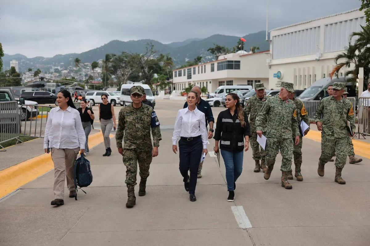Claudia Sheinbaum lidera reunión en Acapulco para coordinar esfuerzos en Guerrero