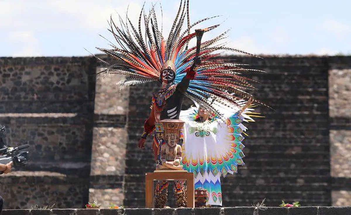 Teotihuacán: Encendido del fuego rumbo a Juegos Panamericanos