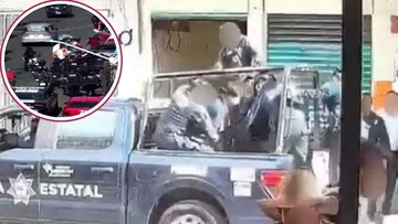 Detenido desarma a policía estatal y dispara durante su captura en Texcoco [VIDEO]