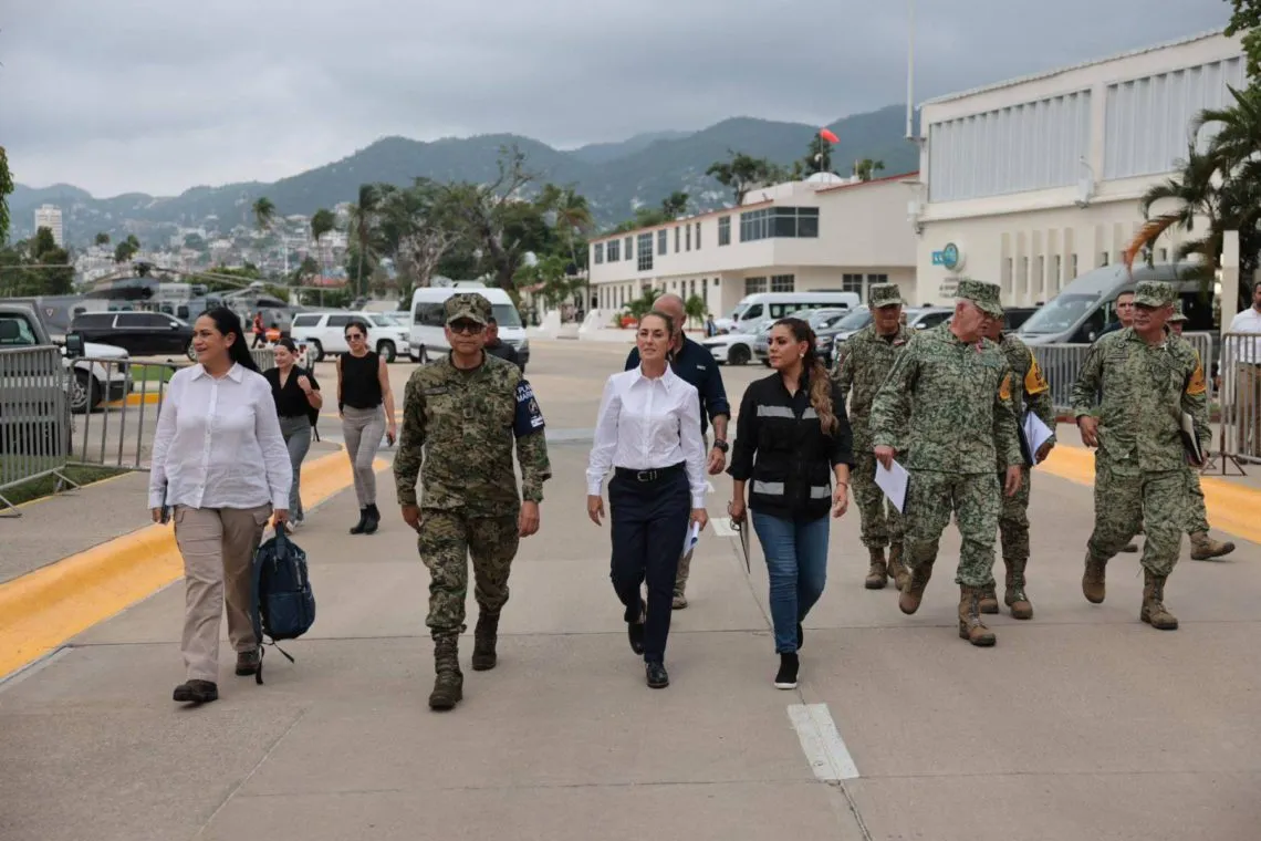 Claudia Sheinbaum lidera reunión en Acapulco para coordinar esfuerzos en Guerrero